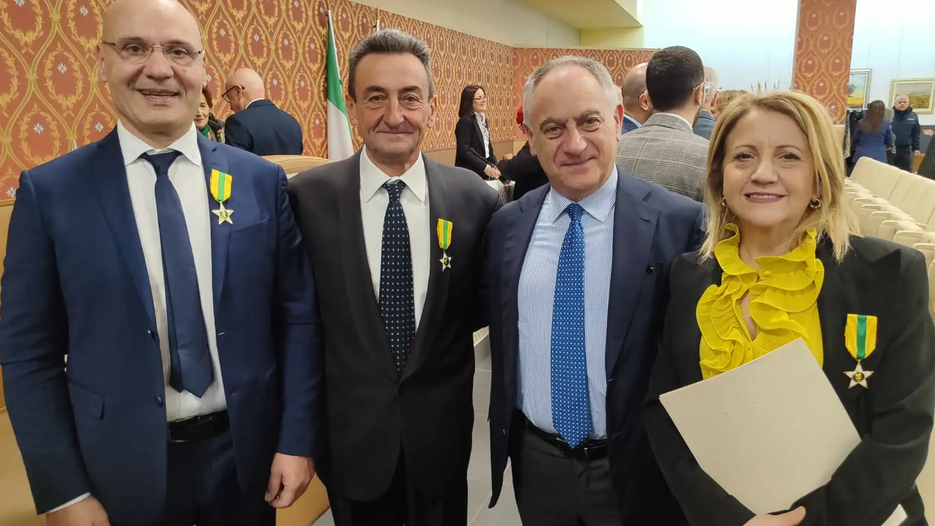 Stelle al Merito , la nota del sottosegretario Niro. "Grazie per l'enorme contributo alla crescita del nostro territorio"